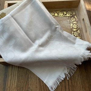 COACH Cream Signature Wrap